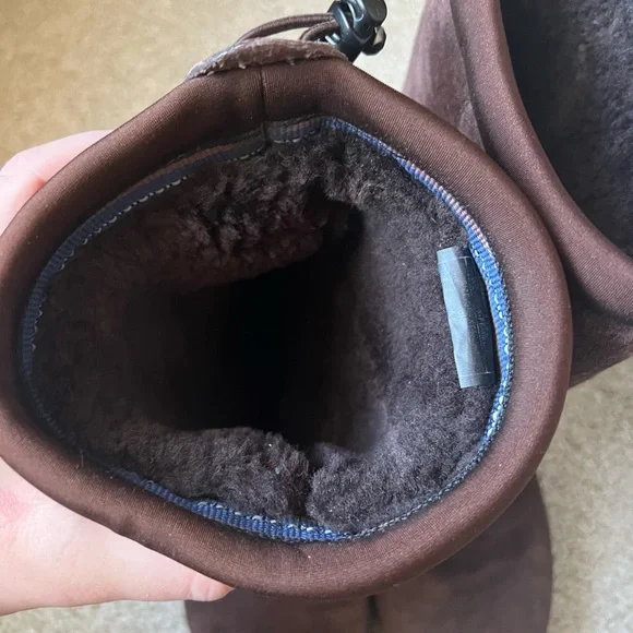 Merrell suede winter boots with lining very warm great condition - women size 9 - Picture 3 of 5